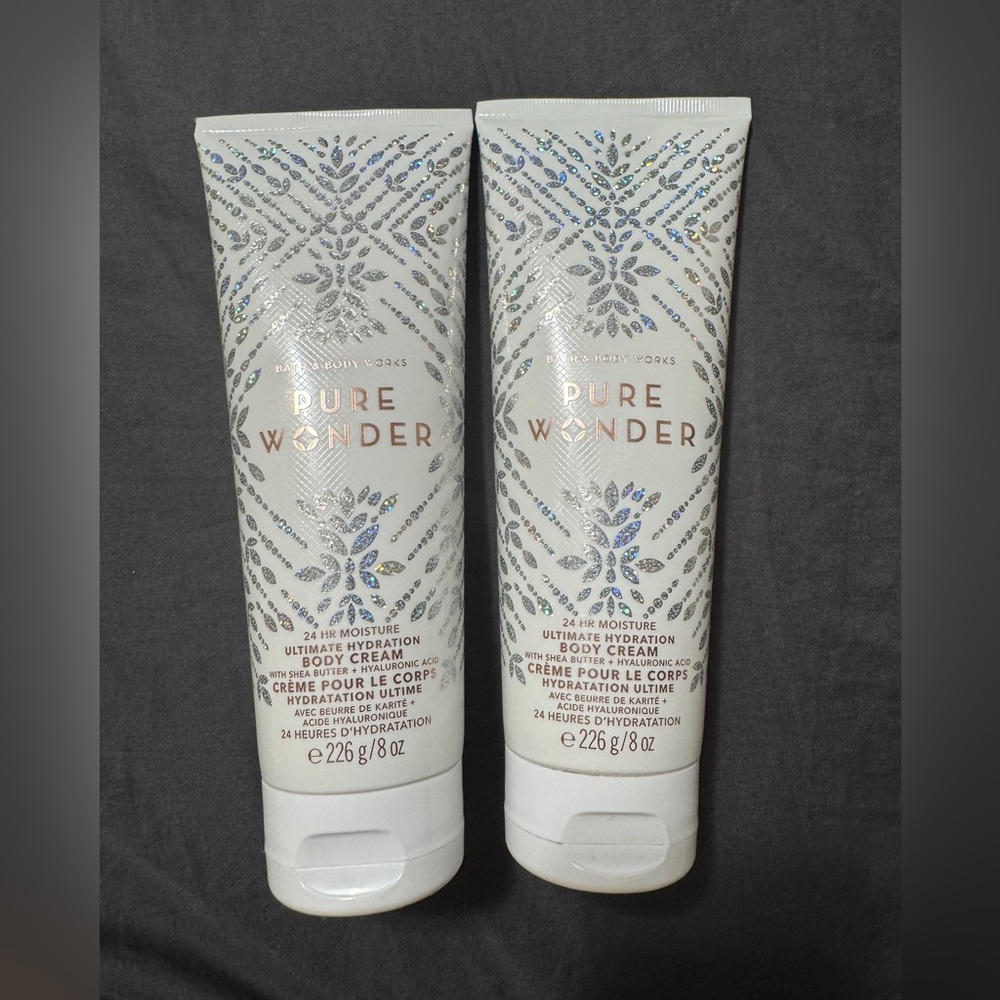Bath and Body Woks - Pure Wonder Body Cream lot of 2